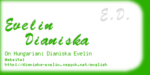 evelin dianiska business card